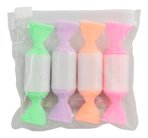 Marca Texto Kit Mini Candy Com 4 Unidades