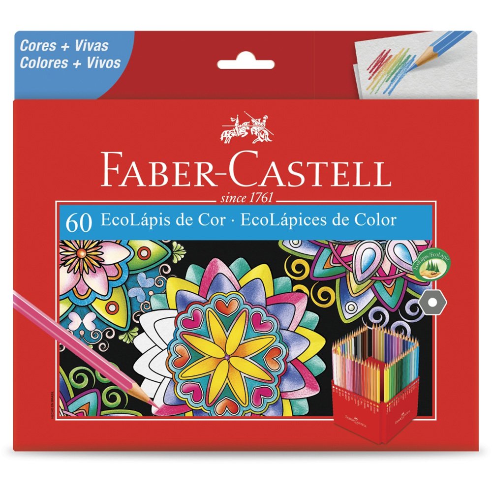 Lápis de Cor 60 Cores Faber-Castell
