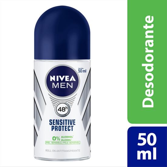Desodorante Roll on Nivea Sensitive Protect