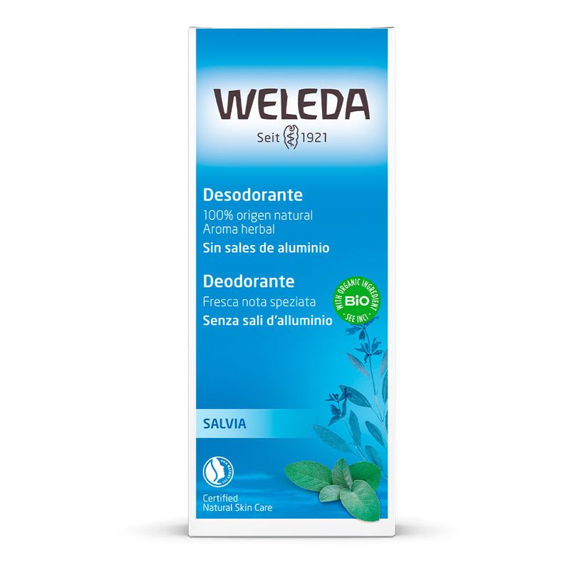 Desodorante Weleda Salvia Sem Alumínio Spray com 100ml