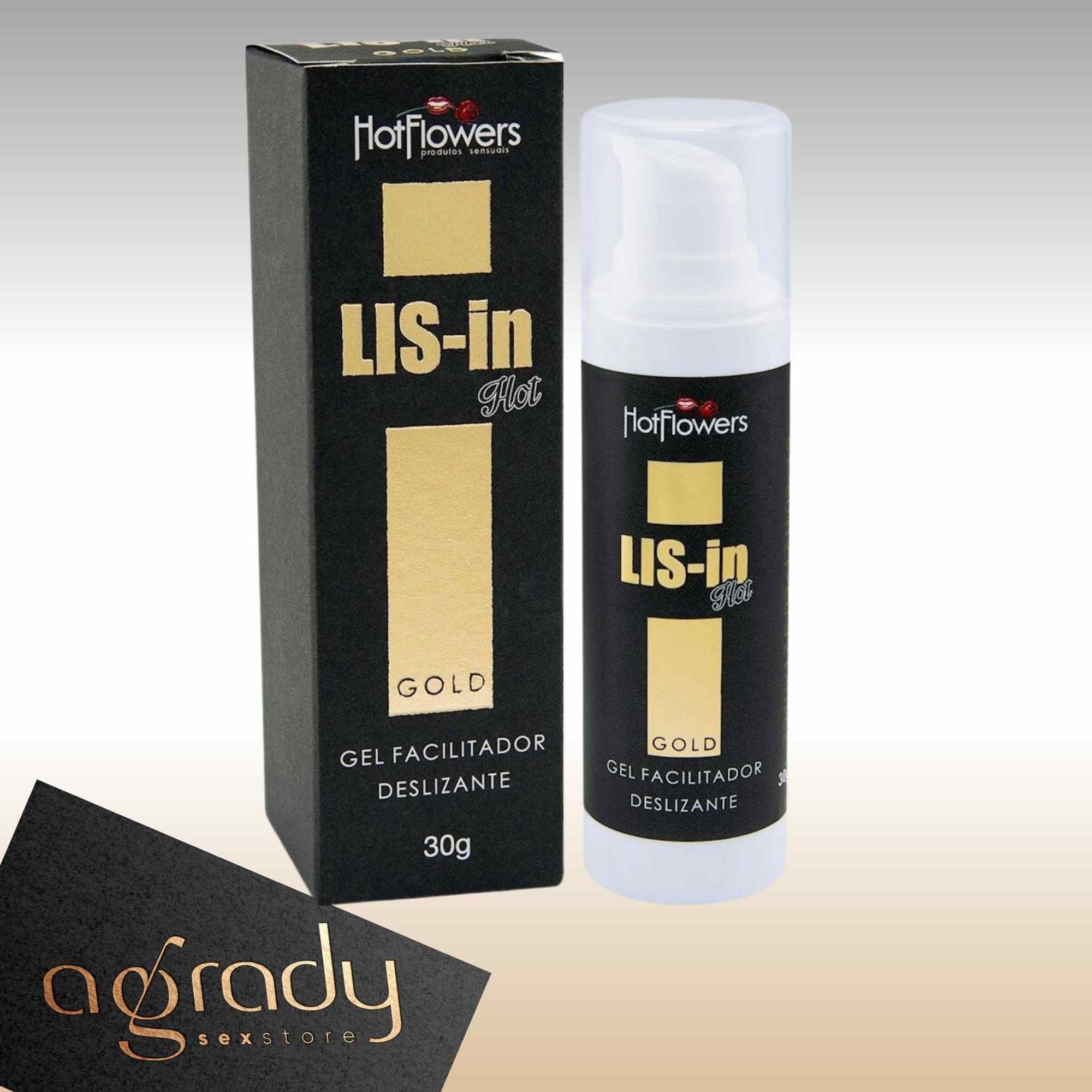 LIS-IN GOLD GEL ANAL 5X MAIS POTENTE