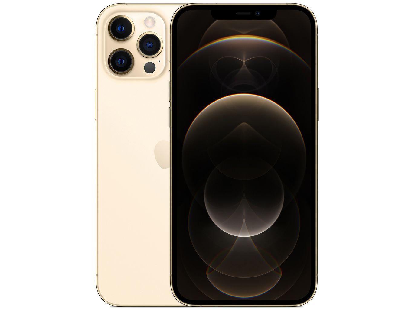 iPhone 12 Pro Max Dourado, com Tela de 6,7