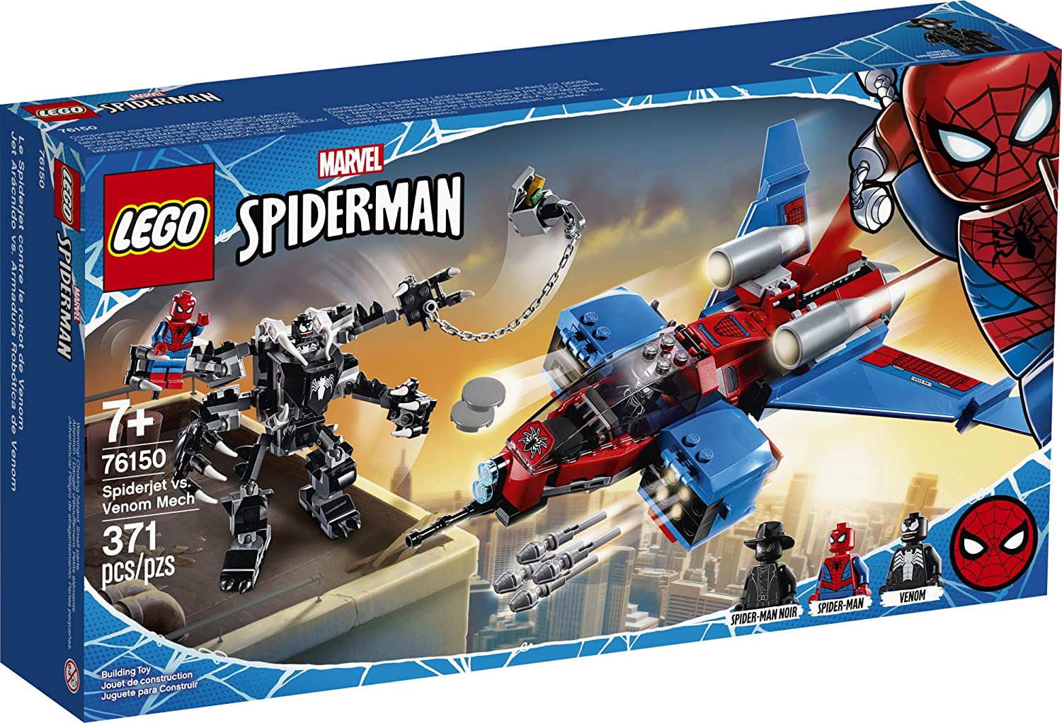 Lego Marvel Super Heroes - Spiderjet vs. Robô Venom  #76150