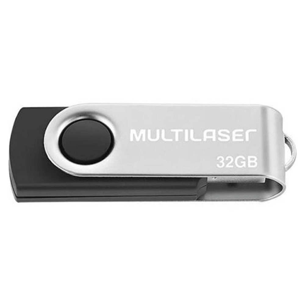 Pen Drive 32GB Twist Preto USB - Multilaser