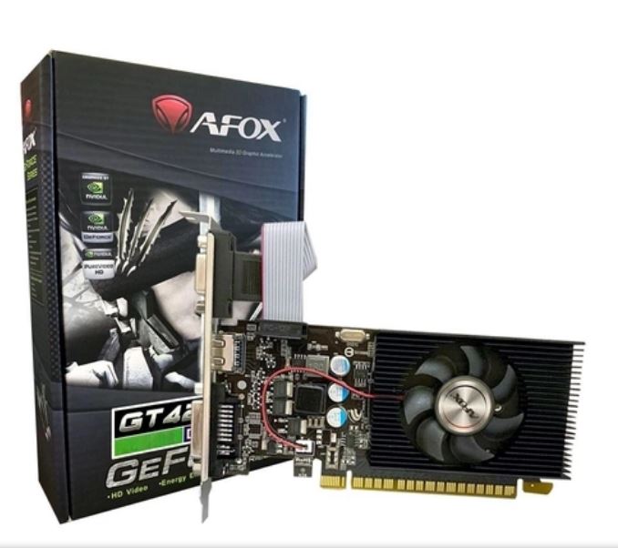 Placa De Video Nvidia Gt420 4gb Ddr3 Afox ,128 Bits, Low Profile Af420-4096d3l2