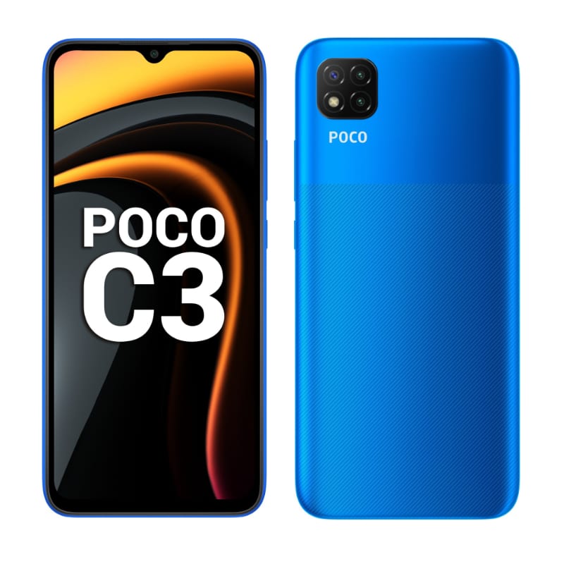 Smartphone Xiaomi Poco C3 64GB 4GB de RAM Tela 6.43