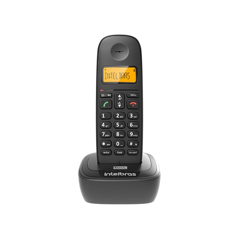 Telefone Sem Fio TS 2511 Com Identificador De Chamadas e Display Luminoso, Preto - Intelbras