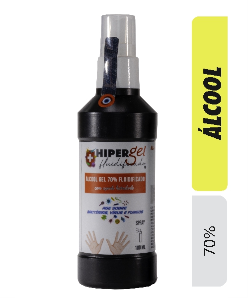Hiper 70% Álcool Spray 100 ml -