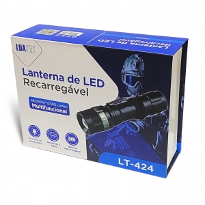 Lanterna De Led Recarregável Lt-424