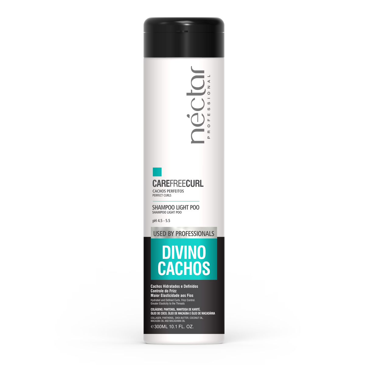 Shampoo para cabelos com Cachos e Ondulados 300g - Néctar Divino Cachos