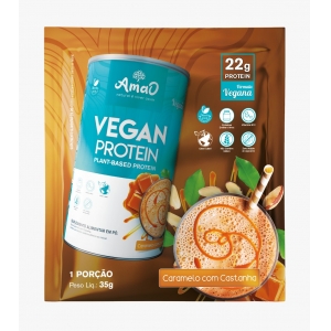 Vegan Protein Sachê 35g - Caramelo c/ Castanhas