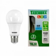 LAMPADA LED BULBO A60 9W 6500K TASCHIBRA