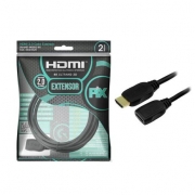 Cabo Extensor HDMI Macho X HDMI Fêmea 4K HDR 2M - Pix