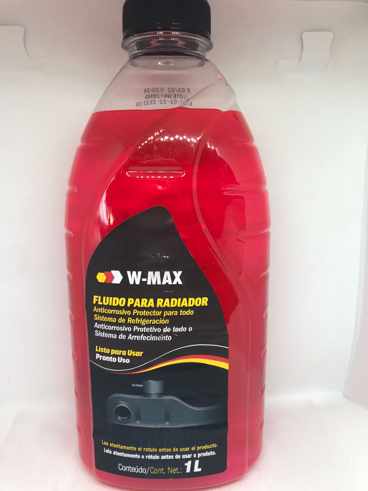 Aditivo Fluído Radiador Pronto Uso Anticorrosivo W-MAX 1L Wurth