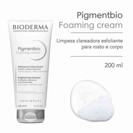 Esfoliante Clareador Pigmentbio Foaming Cream 200ml