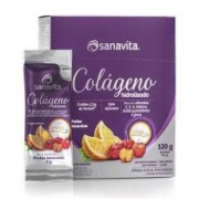 Sanavita Colágeno Hidrolisado Verisol com 30 Sticks Frutas Amarelas