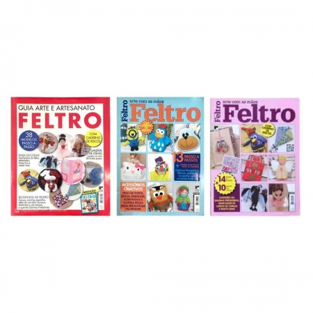 Super Feltro - 3 Revistas