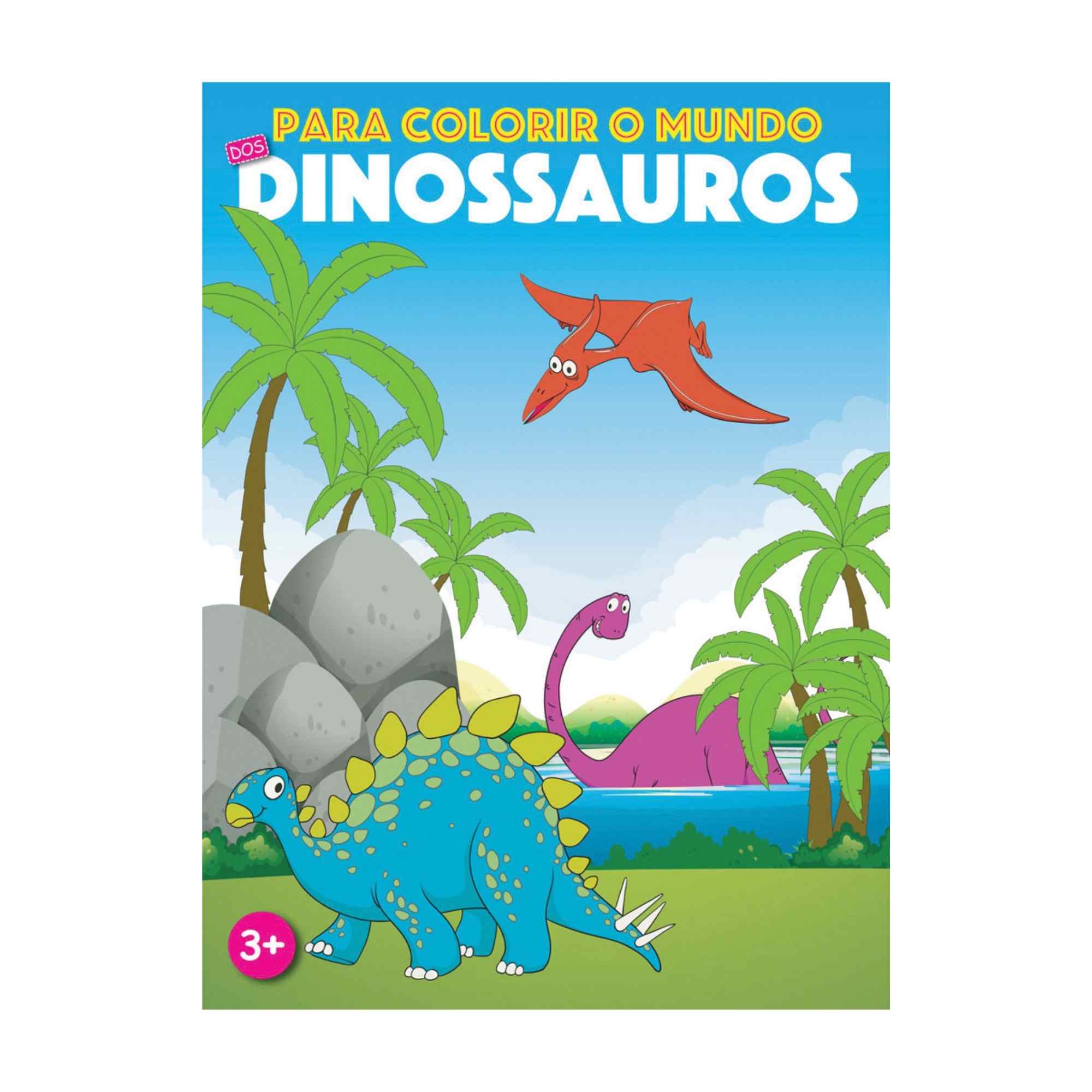 Dinossauros PARA COLORIR MUNDO - Edição 0001