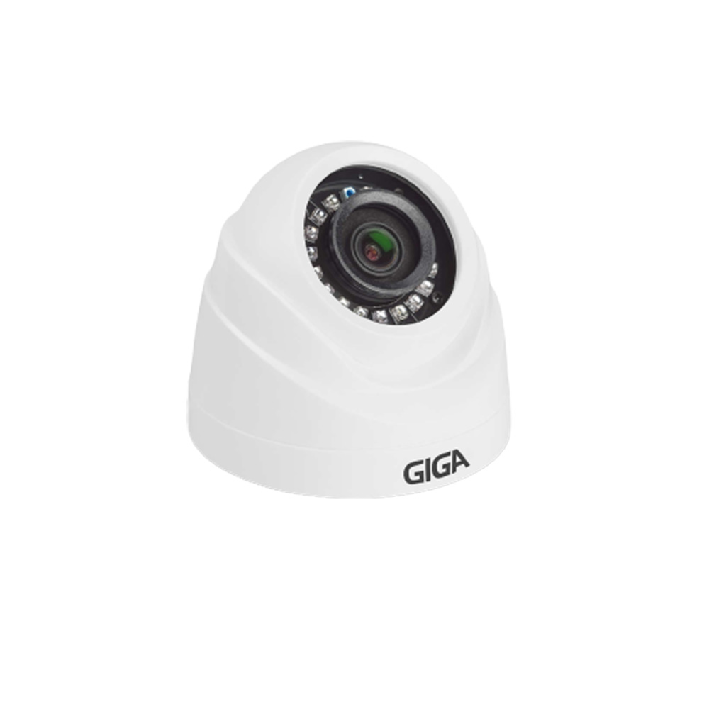 Câmera de Segurança cftv Dome 1080P Full HD 2MP Infravermelho 30M  - Districomp Distribuidora