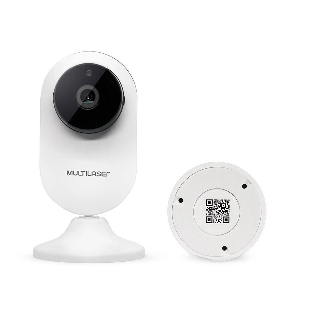 Camera De Seguranca Interna Inteligente Wi-fi Hd 720p 1mp  - Districomp Distribuidora
