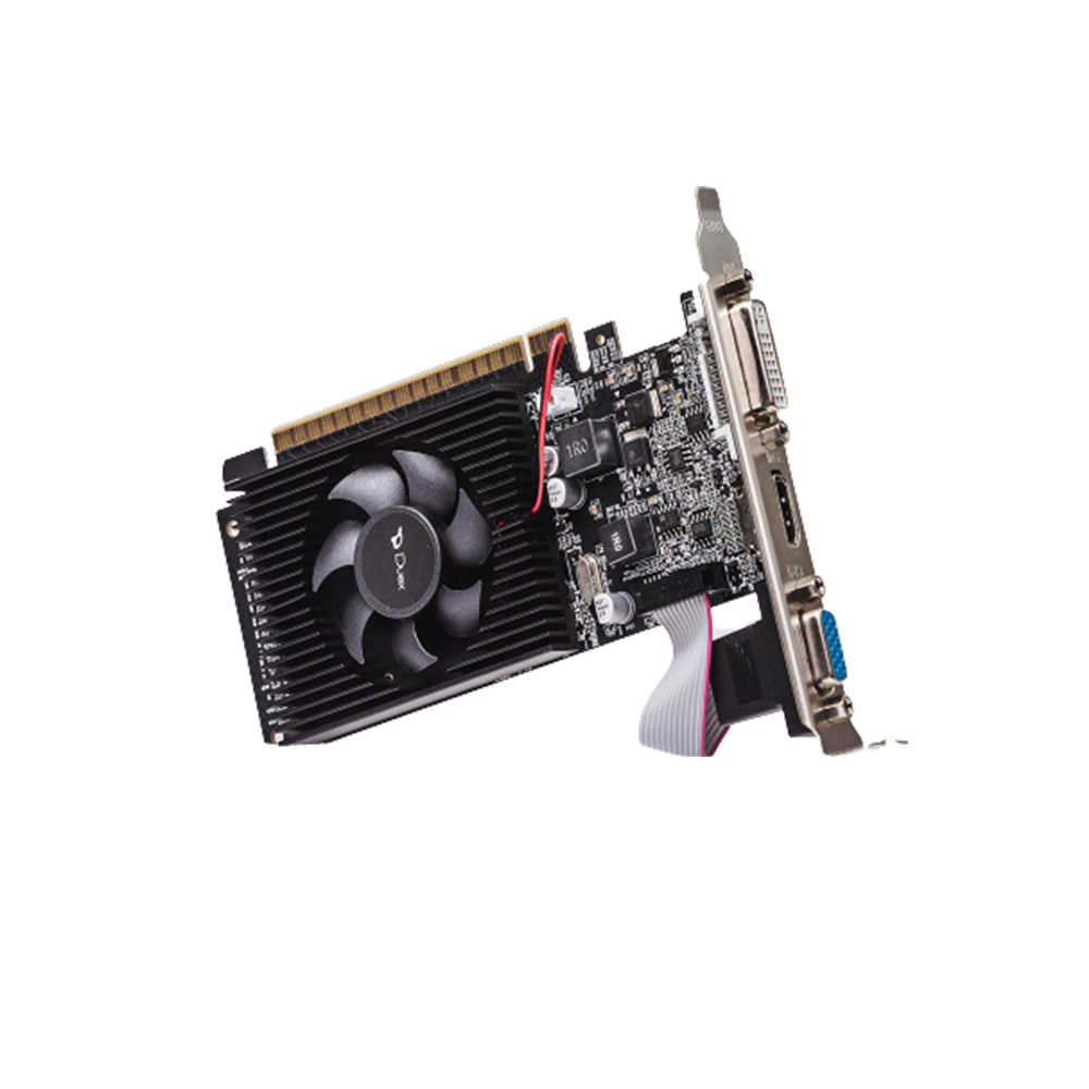 Placa de Video  Duex Geforce GT610 2GB DDR3 64Bits - hdmi - dvi - vga - GT610LP-2GD3 BOX - Districomp Distribuidora