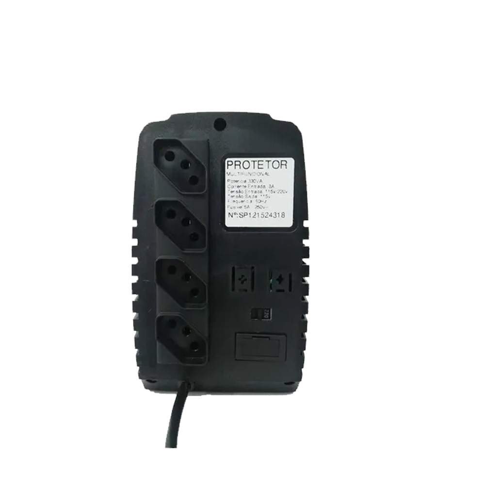 Protetor Eletrônico Multifuncional  1500VA Energylux  - Districomp Distribuidora
