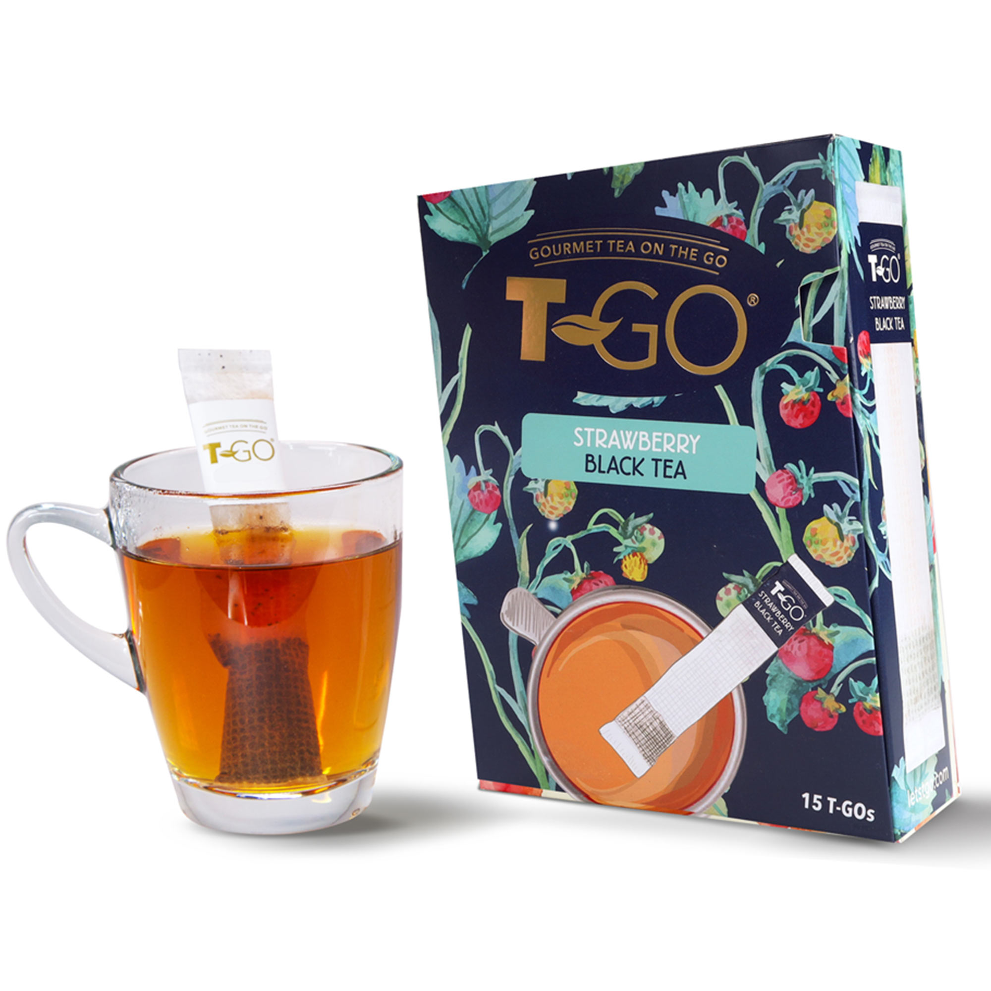 T-Go Chá preto e Morango
