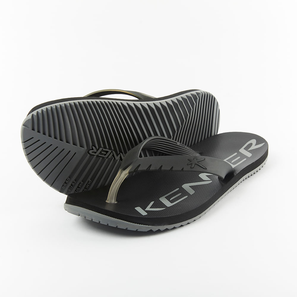 Chinelo Kenner Red Neutral Preto