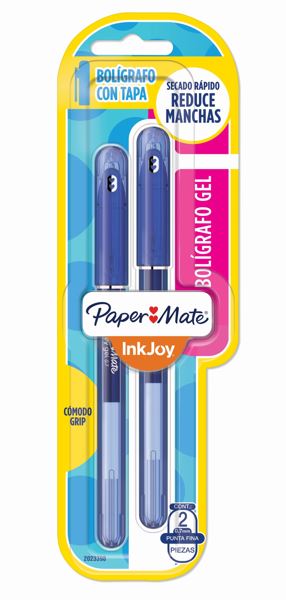 Caneta Paper Mate InkJoy Gel ST - Blister c/2 Azul