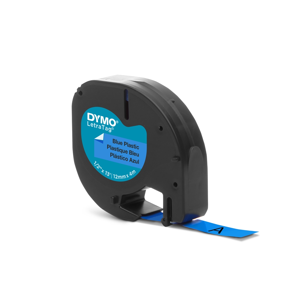 Fita plástica DYMO p/Rotuladores Letratag - Blister c/1 Azul