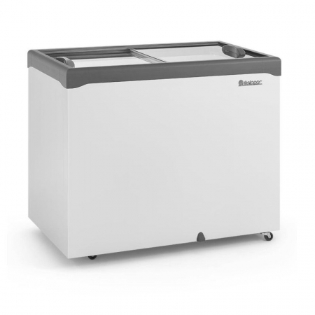 Freezer / Refrigerador Dupla Acao horiz. - Vidros Deslizantes - 307 litros - Colarinho PVC - GHDE-310H/CZ/220V - Gelopar