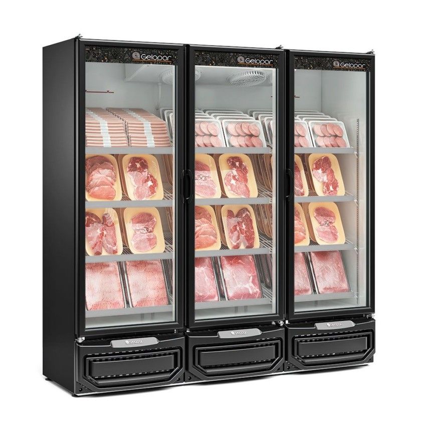 GCBC-1450/PR/220V 60Hz Refrigerador Vertical Conveniencia 3 Portas