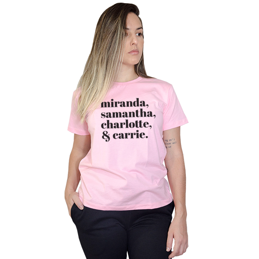 Camiseta Boutique Judith Miranda Samantha Charlotte Carrie