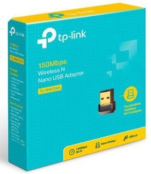 NANO ADAPTADOR USB WIRELESS TP-LINK 150MBPS, TL-WN725N