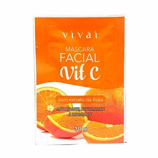 Máscara Facial Sachê Vitamina C - Vivai