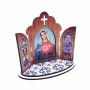 Capela Capelinha Portuguesa Em Mdf Sagrado Coração De Maria