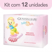 Kit c/ 12 Sabonete em Barra Baby e Kids Gaby Giovanna Baby 80g
