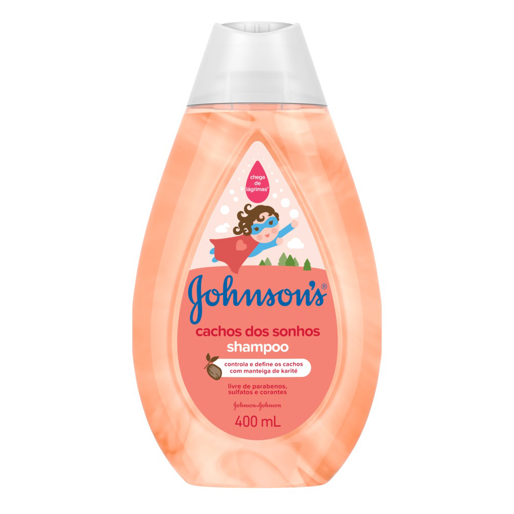 Kit c/ 2 Shampoo JOHNSON'S Cachos dos Sonhos 400 ml