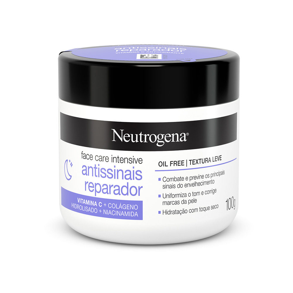 Neutrogena Face Care Intensive Antissinais Reparador 100g