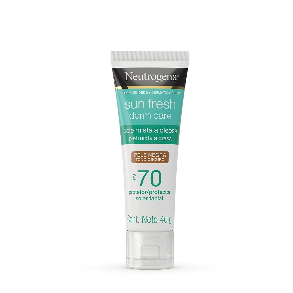 Neutrogena Sun Fresh Oily Skin Pele Negra FPS 70
