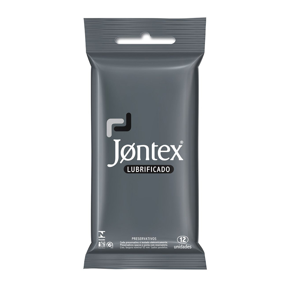 Preservativo Jontex Lubrificado c/ 12 unidades