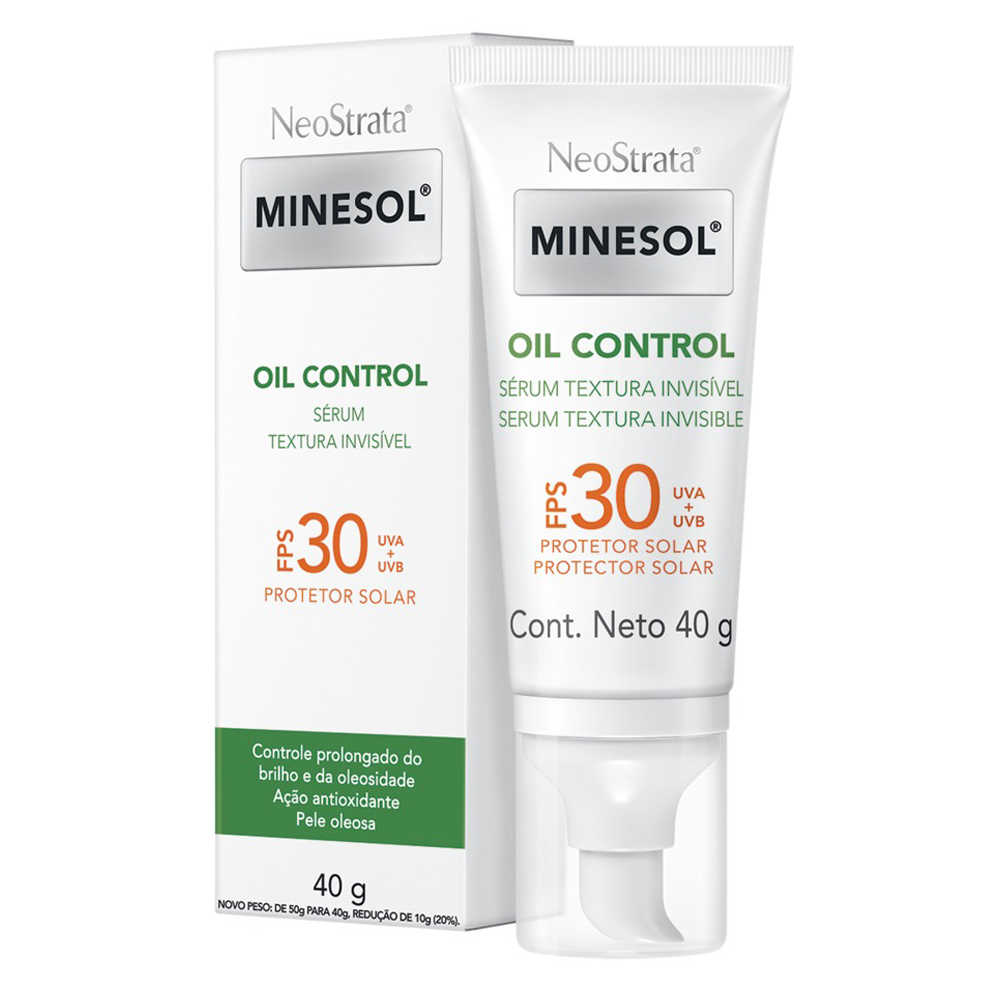 Protetor Solar Facial Neostrata Minesol Oil Control Sérum FPS 30 40g