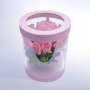 Box Transparente Galeria das Flores Rosas Importadas