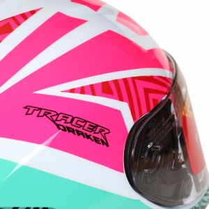 Capacete Axxis Draken Tracer Gloss - Tiffany