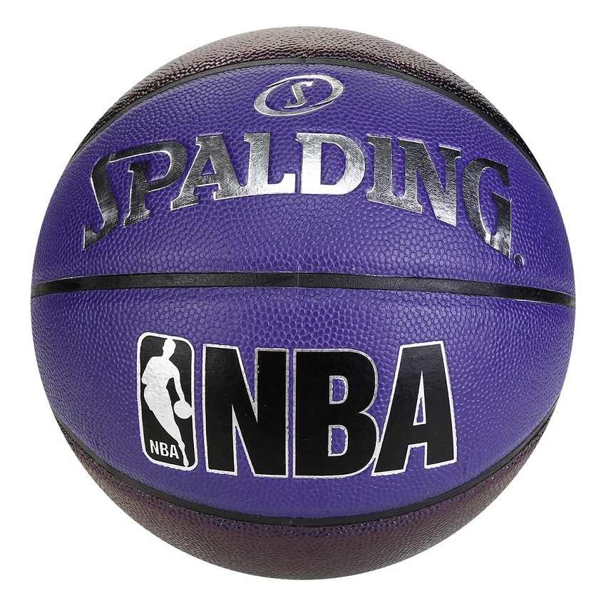 Bola De Basquete Spalding NBA Pearl Roxa - Microfibra - Indoor / Outdoor