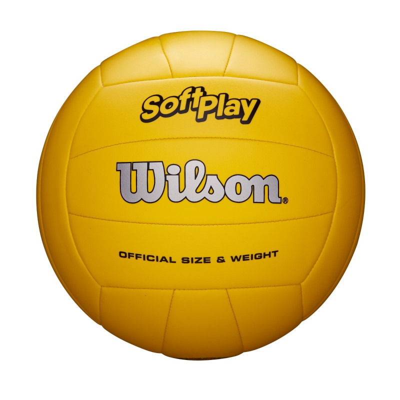 Bola de Vôlei Wilson Soft Play Colorida - Amarela