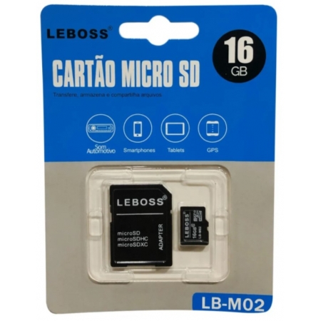 Cartão de Memória Micro SD 16GB