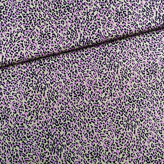 Tecido Patchwork Igaratinga Estampa Onça Rosa 0,50X1,40mts  - A Costureira