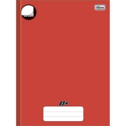 Caderno D+ Brochurão Sem Pauta 96 Fls - Vermelho