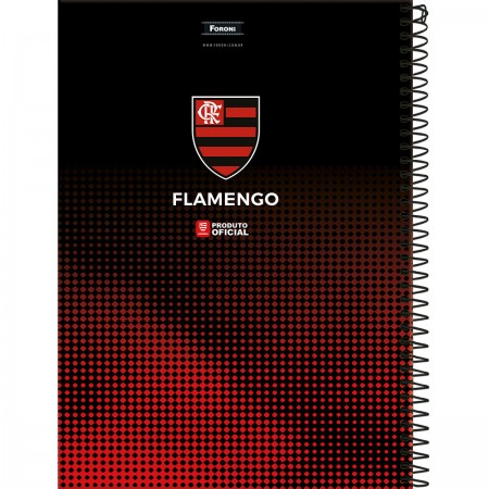 Caderno 10 Matérias Flamengo 200 Fls - Foroni